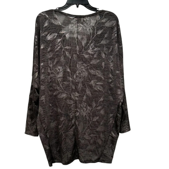 WHBM Metalic Grey Dolman Top - Picture 6 of 8